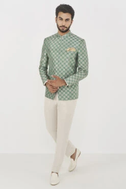 Mir Bandhgala - Sage Green