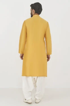 Amil Kurta - Mustard -Anita Dongre ADMens F22K15CS Mustard 3