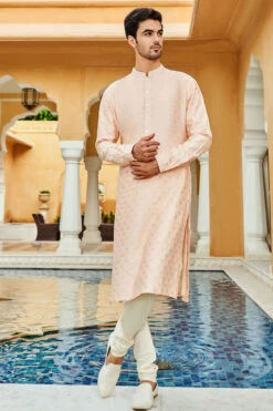 Dyumat Kurta-Peach