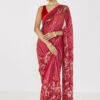 Midha Saree - Red