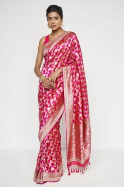 Madhurima Benarasi Saree - Pink