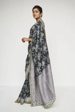 Meha Benarasi Saree - Black -Anita Dongre AD BSR26 BLACK 3