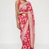Neeva Benarasi Saree - Red