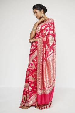 Neeva Benarasi Saree - Red -Anita Dongre AD BSR92 RED 3