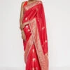 Aganaya Benarasi Saree - Red -Anita Dongre AD BSR93 RED 1