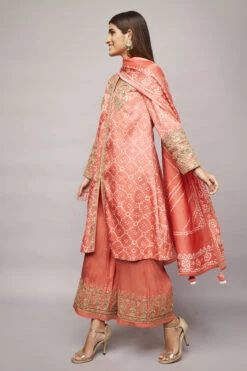 Ganavi Bandhani Kurta Set – Blush -Anita Dongre AD F21P74 Blush 4