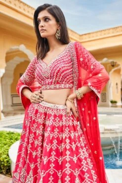 Mythili Lehenga Set-Berry Sorbet -Anita Dongre AD F21R4 BerrySorbet 4