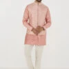 Nirved Nehru Jacket - Pink 1 Nirved Nehru Jacket - Pink -Anita Dongre AD F22B16BS Pink 1