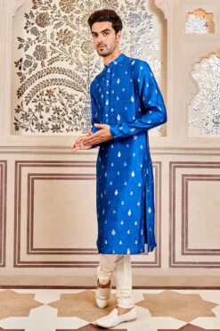 Nirved Nehru Jacket - Navy -Anita Dongre AD F22B16BS navy 5