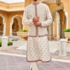 Darsa Nehru Jacket - Ivory