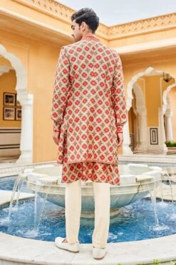 Kairav Nehru Jacket - Beige 11 Kairav Nehru Jacket - Beige -Anita Dongre AD F22B5RS BEIGE 2