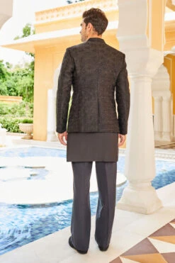 Morad Bandhgala - Black -Anita Dongre AD F22J3RS2020 black 2