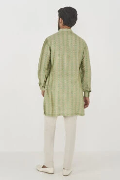 Gihan Kurta - Sage Green -Anita Dongre AD F22K10PRS Sage20green 3