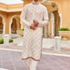 Stuvan Kurta - Ivory -Anita Dongre AD F22K38PRS Ivory 120copy