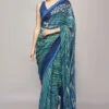 Ramone Saree - Blue -Anita Dongre AD F22MA102 Blue 1