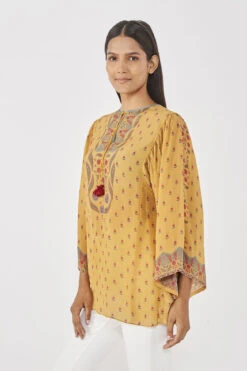 Arezo Top - Yellow 10 Arezo Top - Yellow -Anita Dongre AD F22MA178 Yellow 4
