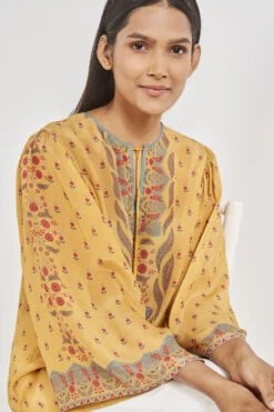 Arezo Top - Yellow 11 Arezo Top - Yellow -Anita Dongre AD F22MA178 Yellow 5
