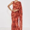 Tanaz Saree - Orange