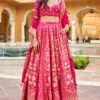 Valimai Lehenga Set -Hot Pink 2 Valimai Lehenga Set -Hot Pink -Anita Dongre AD F22R11 HotPink 1