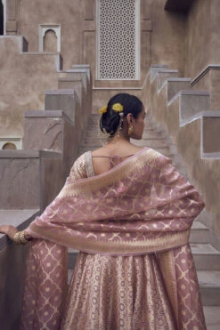 Aniq Lehenga Set - Blush 7 Aniq Lehenga Set - Blush -Anita Dongre AD F22R14 BLUSH 3