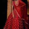 Gul Bano Lehenga - Red