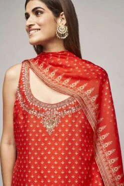 Nikhara Kurta Set - Red -Anita Dongre AD F22RM117​ Red 6