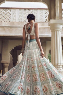 Dua Lehenga - Cream -Anita Dongre AD F22RM118 CREAM​ 3