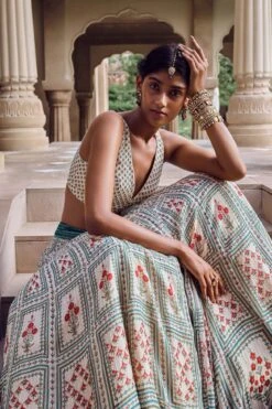 Dua Lehenga - Cream -Anita Dongre AD F22RM118 CREAM​ 4