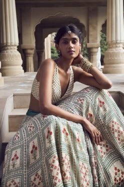 Dua Lehenga - Cream -Anita Dongre AD F22RM118 CREAM​ 5