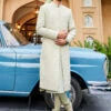 Firouz Sherwani - Sage Green -Anita Dongre AD F22SR10RSBS SAGE20GREEN 1