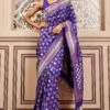 Tvesa Benarasi Saree - Blue -Anita Dongre AD OBR1 Blue 1