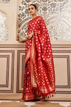 Tvesa Benarasi Saree - Red