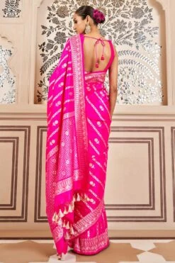 Sravya Benarasi Saree - Pink -Anita Dongre AD OBR2 Pink 3