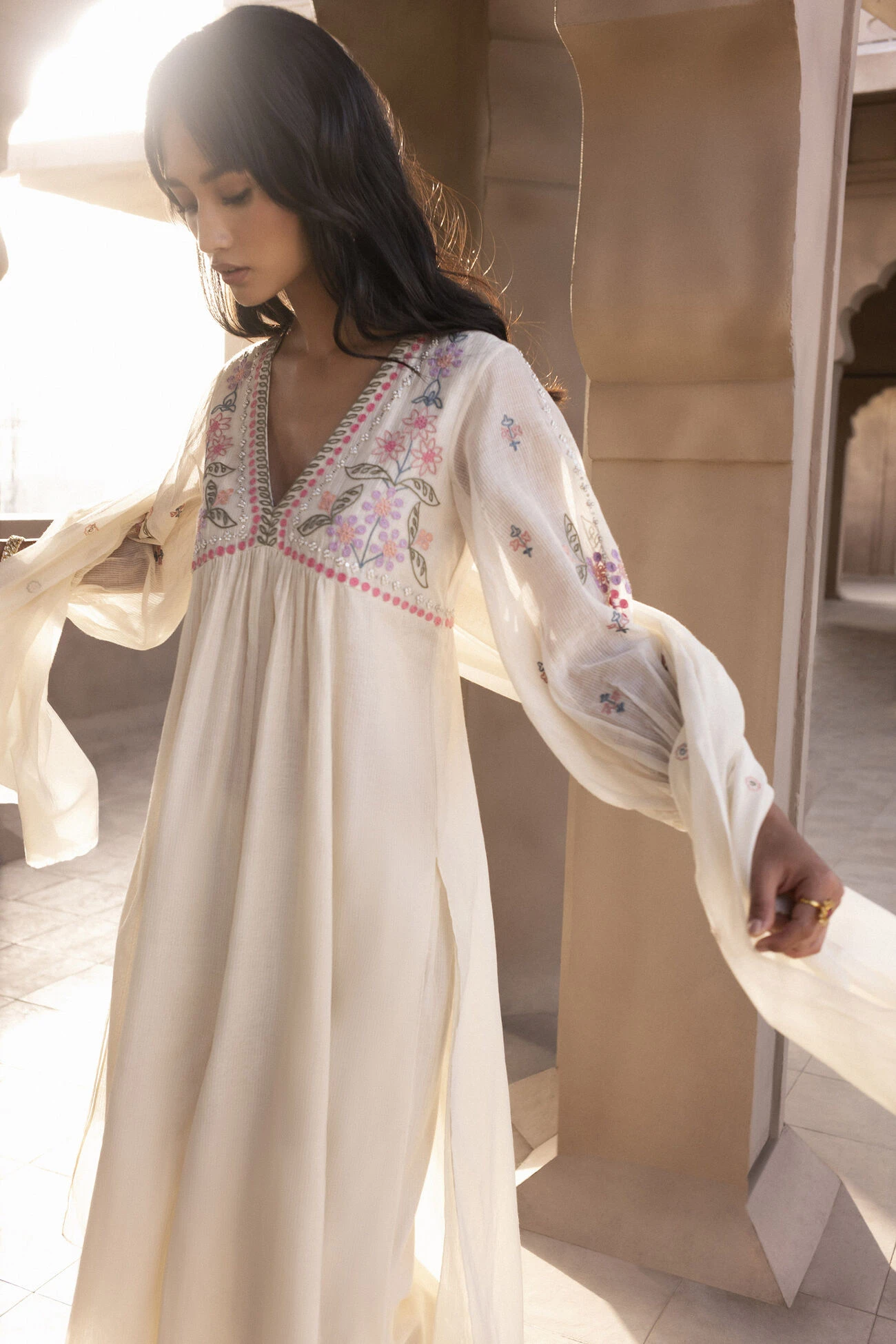 Natavia Kurta Set - Natural 6 Natavia Kurta Set - Natural - Image 4