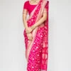 Lavanya Benarasi Saree - Hot Pink 1 Lavanya Benarasi Saree - Hot Pink -Anita Dongre BSR63 HOT PINK 1