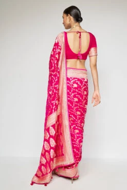 Lavanya Benarasi Saree - Hot Pink -Anita Dongre BSR63 HOT PINK 4