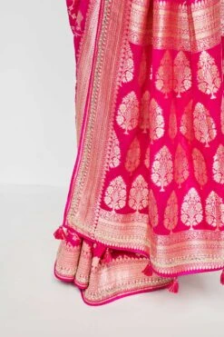 Lavanya Benarasi Saree - Hot Pink -Anita Dongre BSR63 HOT PINK 5
