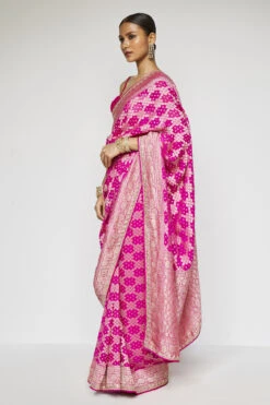 Gul Benarasi Saree - Pink -Anita Dongre BSR73 Pink 2