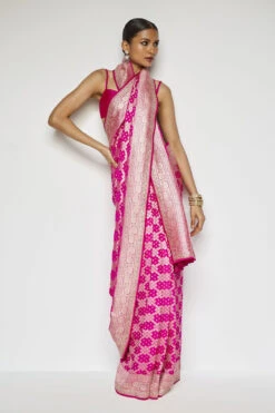Gul Benarasi Saree - Pink -Anita Dongre BSR73 Pink 3
