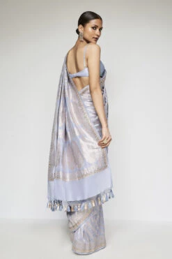 Madhusmita Benarasi Saree - Grey -Anita Dongre BSR84 Grey 3