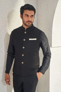 The Akshaj Bandi Black 11 The Akshaj Bandi Black -Anita Dongre CRB20CLA Black 4