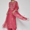 Dhara Suit Set - Raspberry