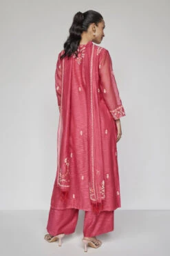 Dhara Suit Set - Raspberry -Anita Dongre F21GRP8RP Raspberry 3