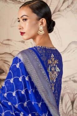 Hemani Kurta Set-Royal Blue -Anita Dongre F21S34A​ blue 5