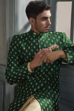 Paroksh Sherwani – Green -Anita Dongre F21SR54RSR Green 3