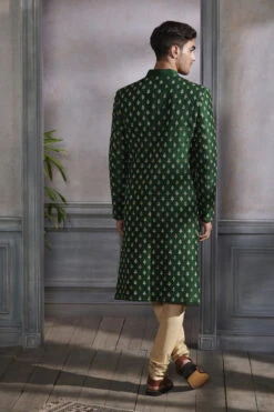 Paroksh Sherwani – Green -Anita Dongre F21SR54RSR green 2