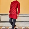 Ehan Nehru Jacket - Maroon 1 Ehan Nehru Jacket - Maroon -Anita Dongre F22B26RS maroon 1