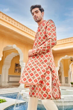 Kairav Nehru Jacket - Beige 10 Kairav Nehru Jacket - Beige -Anita Dongre F22B5RS BEIGE 5