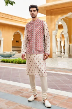 Syed Nehru Jacket - Ivory