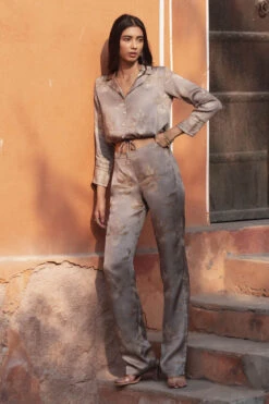 Jantar Mantar Coord Set - Taupe -Anita Dongre F22G702A​ TAUPE​ 3